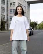 Футболка Оверсайз біла TEPLO
