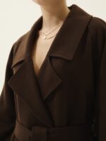 Пальто оверсайз коричневе TEPLO